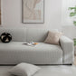 3D Grid Jacquard Sofa Cover, High Stretch Plush Waffle Couch Slipcover with Tie Straps