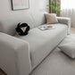 3D Grid Jacquard Sofa Cover, High Stretch Plush Waffle Couch Slipcover with Tie Straps
