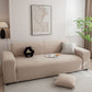 3D Grid Jacquard Sofa Cover, High Stretch Plush Waffle Couch Slipcover with Tie Straps