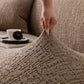Elastic Stretch Sofa Cover Slipcover, Soft Plush Bubble Textured Jacquard Couch Cover