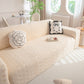 High Stretch Embossed Geometric Slipcover for Couch, Cozy Plush Fleece Couch Cover