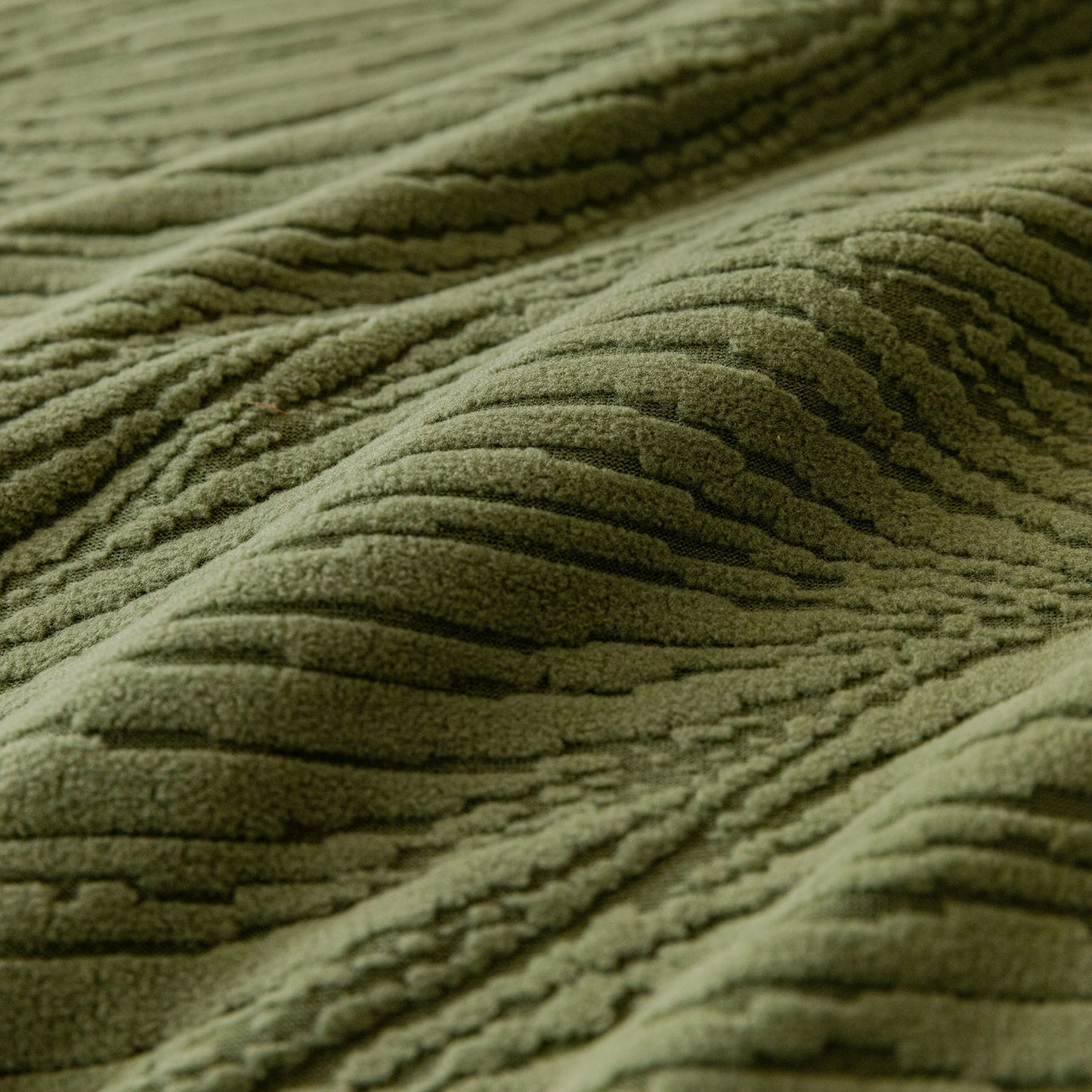 Elastic Stretch Sofa Cover Slipcover,  Thick Plush Wavy Flowing Texture Couch Cover