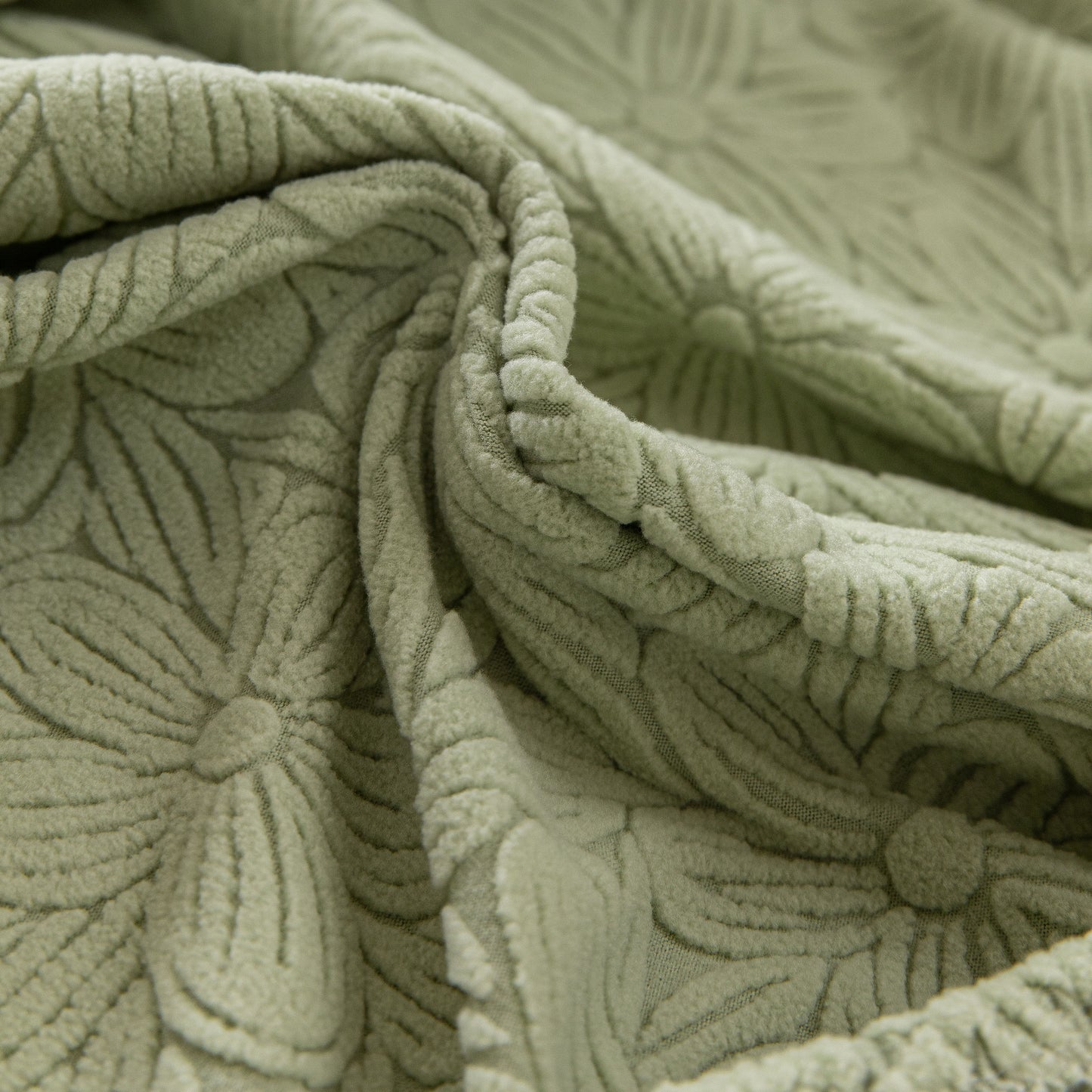 High Elastic Floral Couch Slipcover, Jacquard Stretch Non-Slip Furniture Protector