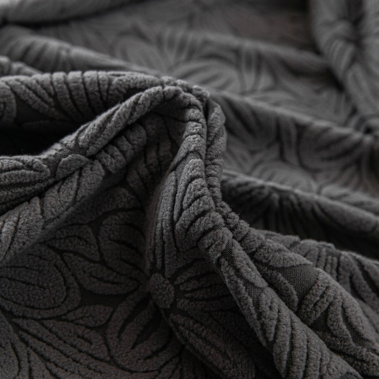 High Elastic Floral Couch Slipcover, Jacquard Stretch Non-Slip Furniture Protector