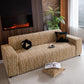 High Stretch Couch Slipcover with Abstract Stripe, Washable Non-Slip Cover for Dogs