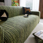 High Stretch Couch Slipcover with Abstract Stripe, Washable Non-Slip Cover for Dogs