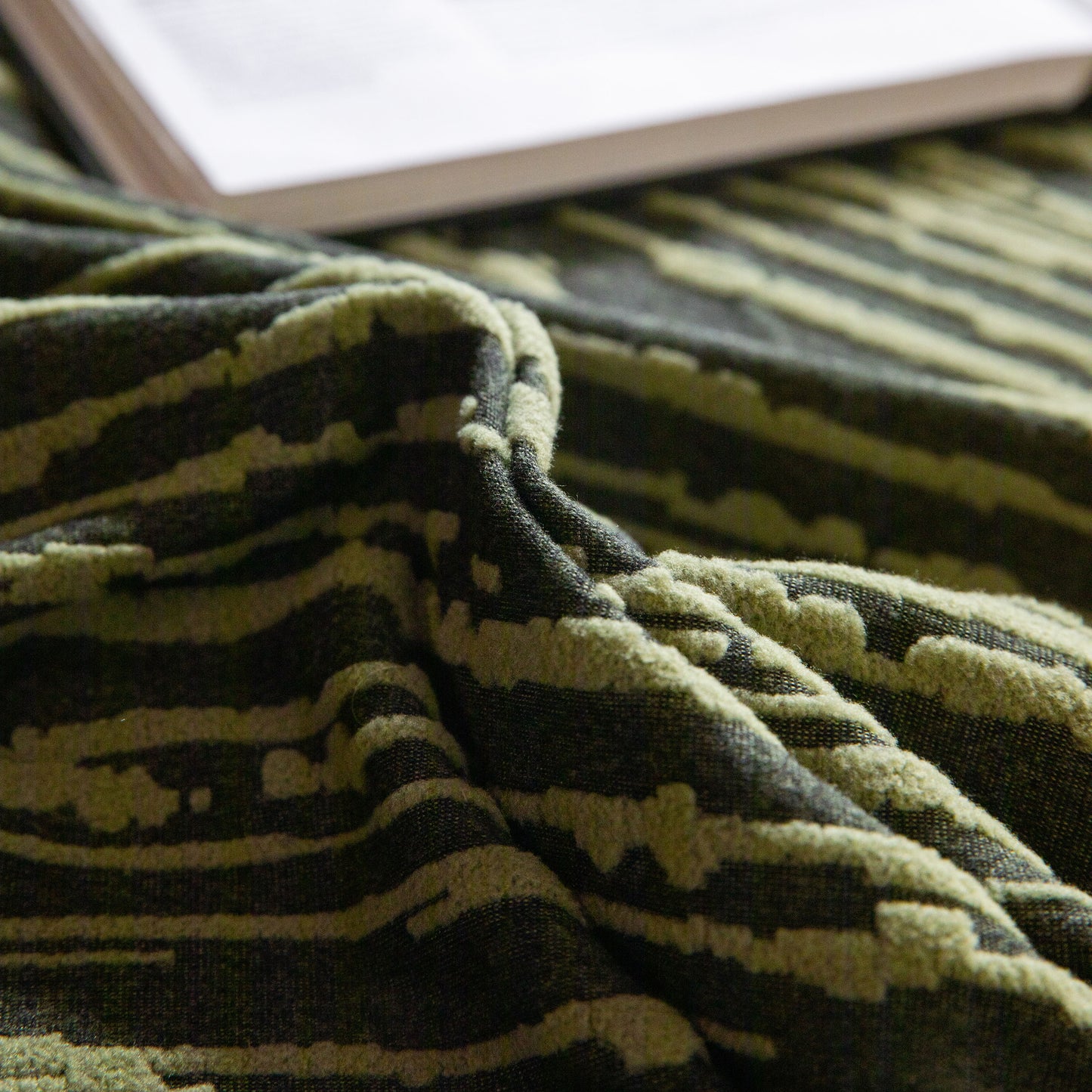 High Stretch Couch Slipcover with Abstract Stripe, Washable Non-Slip Cover for Dogs