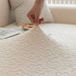 High Stretch Jacquard Sofa Slipcover, Soft Spandex Textured Floral Couch Cover
