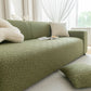 High Stretch Jacquard Sofa Slipcover, Soft Spandex Textured Floral Couch Cover