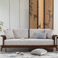 Textured Striped Sofa Cover, Non-Slip Couch Protector for Pets, Kids & Daily Use