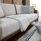 Textured Striped Sofa Cover, Non-Slip Couch Protector for Pets, Kids & Daily Use