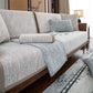 Textured Striped Sofa Cover, Non-Slip Couch Protector for Pets, Kids & Daily Use