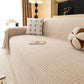 Jacquard Textured Couch Cover Throw, Soft Thick Decorative Slipcover for Couch