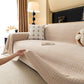 Jacquard Textured Couch Cover Throw, Soft Thick Decorative Slipcover for Couch