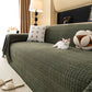Jacquard Textured Couch Cover Throw, Soft Thick Decorative Slipcover for Couch