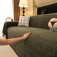 Jacquard Textured Couch Cover Throw, Soft Thick Decorative Slipcover for Couch