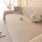 Embossed Leaf Pattern Couch Cover Throw Blanket, Japandi Furniture Cover Protector
