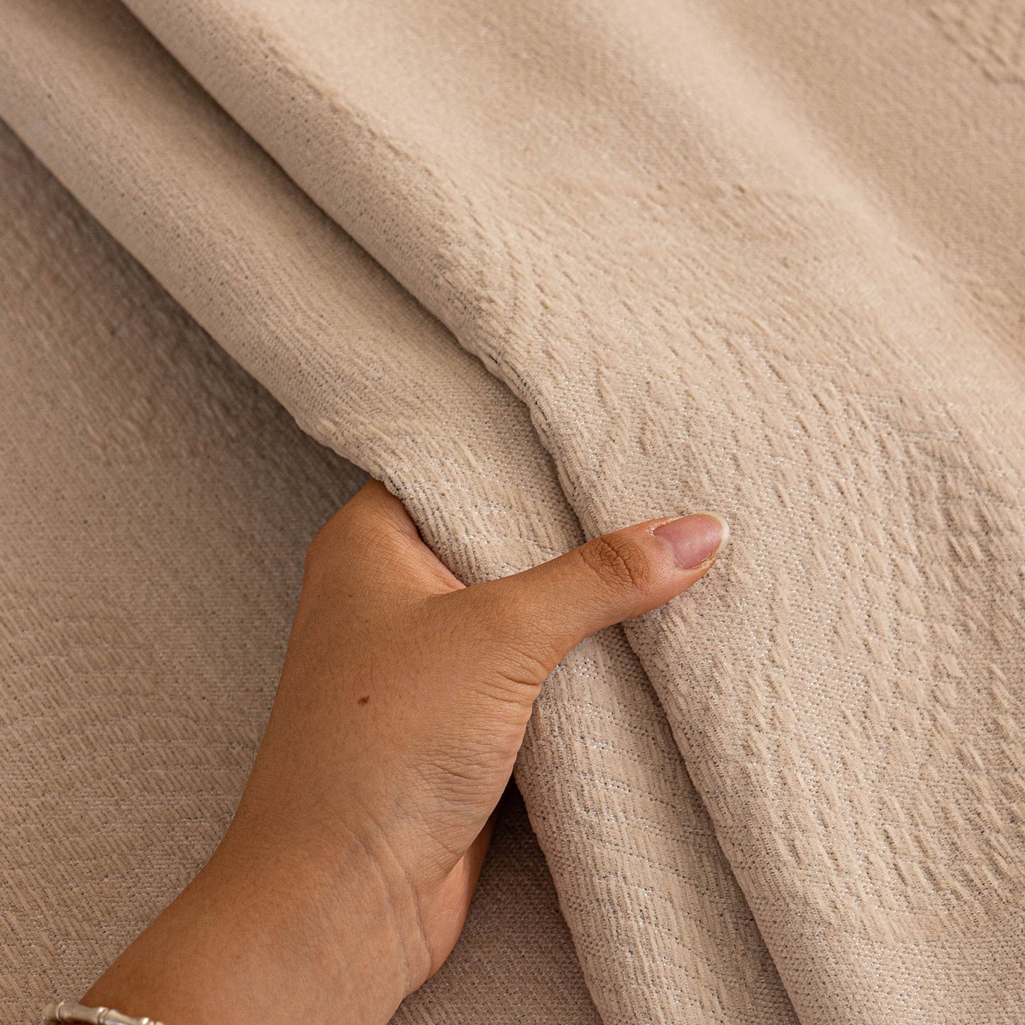 Embossed Leaf Pattern Couch Cover Throw Blanket, Japandi Furniture Cover Protector