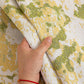 Chenille Throw Blanket Sofa Cover, Abstract Watercolor Couch Cover with Tassel Fringe