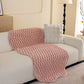 Faux Rabbit Fur Sofa Topper, Plush Non-Slip Couch Protector Cover for Pets & Kids