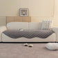 Faux Rabbit Fur Sofa Topper, Plush Non-Slip Couch Protector Cover for Pets & Kids