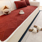 Thickened Crystal Velvet Sofa Cover, Non-Slip Quilted Couch Protector for Pets & Kids