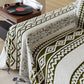 Bohemian Tufted Sofa Cover, Plush Fleece Throw Blanket with 3D Woven Aztec Stripes