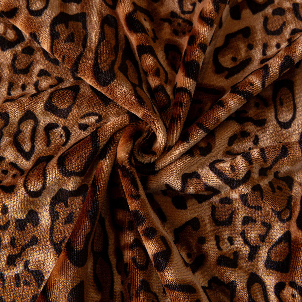 Leopard Print Flannel Sofa Throw Cover, Soft Couch Protector for Pets, Kids & Home