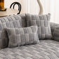 Plush Sofa Protector, Soft Couch Cover with Silicone Non-Slip Backing for Pets & Kids
