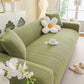 High Stretch Herringbone Textured Slipcover for Standard & L-Shaped Sectional Couches