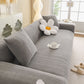 High Stretch Herringbone Textured Slipcover for Standard & L-Shaped Sectional Couches