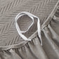 High Stretch Herringbone Textured Slipcover for Standard & L-Shaped Sectional Couches