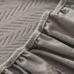 High Stretch Herringbone Textured Slipcover for Standard & L-Shaped Sectional Couches