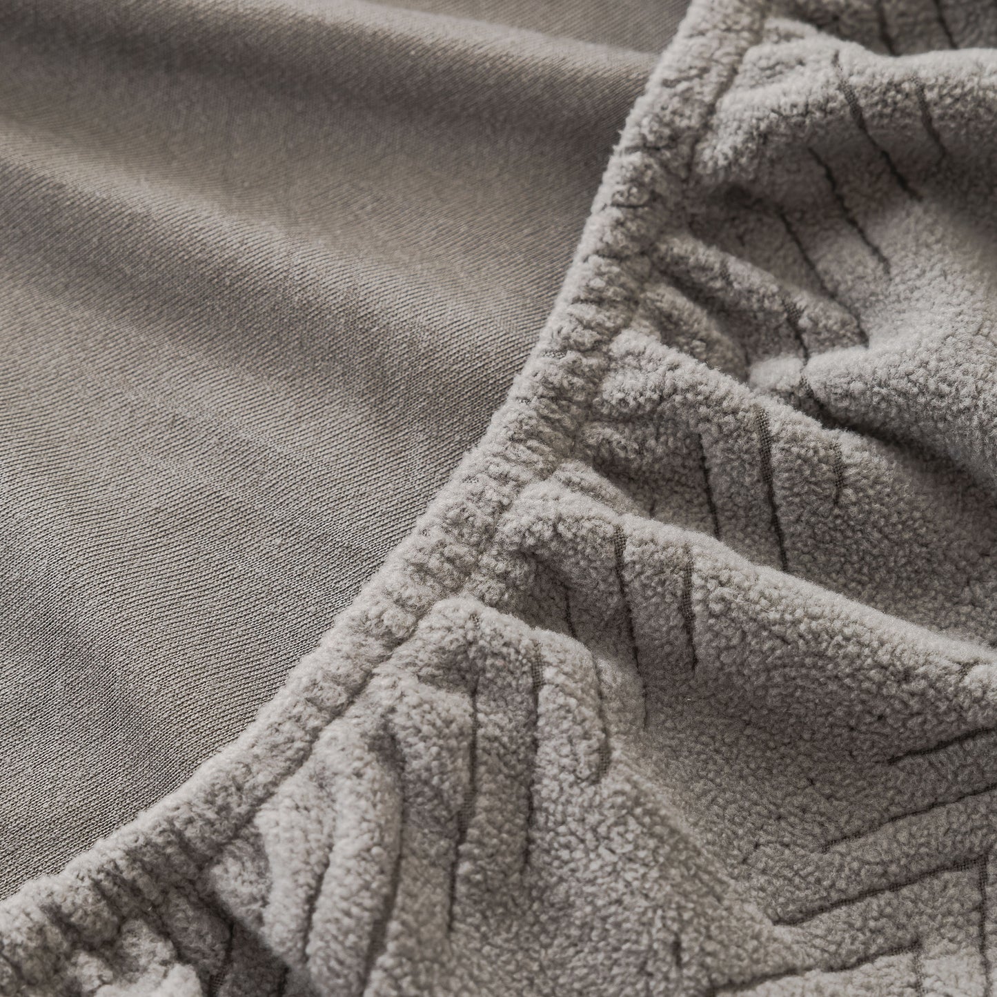 High Stretch Herringbone Textured Slipcover for Standard & L-Shaped Sectional Couches
