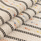 Textured Striped Sofa Cover with Plush Trim, Non-Slip Couch Protector Sectional Covers