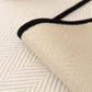 Chenille Herringbone Sofa Cover, Couch Protector with Bow Detail & Scalloped Trim