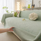 Durable Cooling Couch Cover for Dogs Textured Chic Leaf Summer Throw Cover Blanket