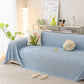 Durable Cooling Couch Cover for Dogs Textured Chic Leaf Summer Throw Cover Blanket