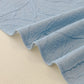 Durable Cooling Couch Cover for Dogs Textured Chic Leaf Summer Throw Cover Blanket