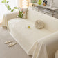 Durable Cooling Couch Cover for Dogs Textured Chic Leaf Summer Throw Cover Blanket