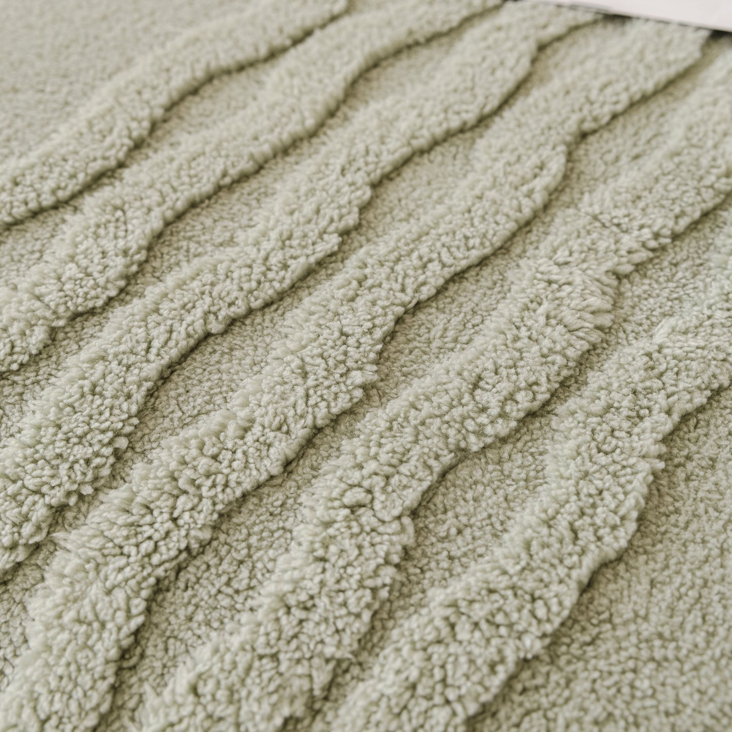 Modern 3D Water Ripple Sofa Cover, Non-Shedding Cream Style Furniture Protector Throw