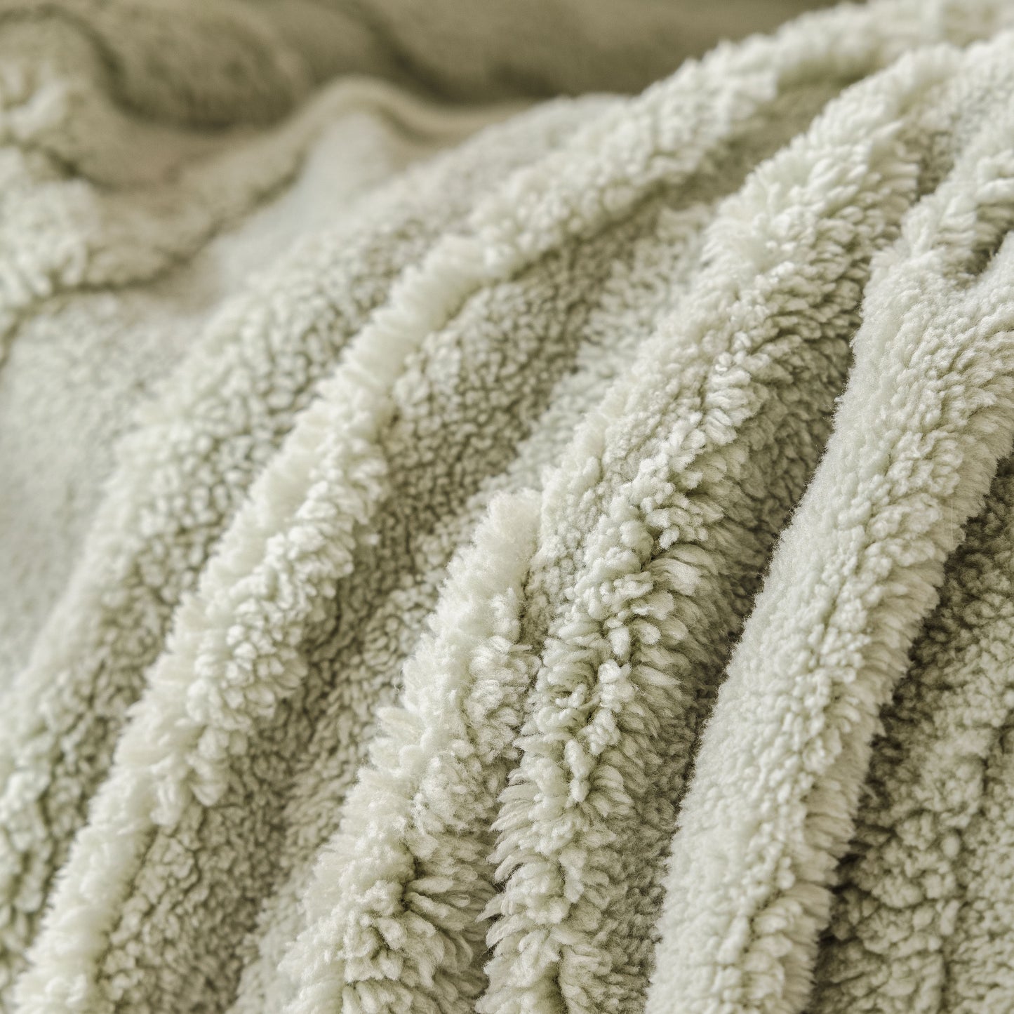 Modern 3D Water Ripple Sofa Cover, Non-Shedding Cream Style Furniture Protector Throw