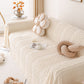 Modern 3D Water Ripple Sofa Cover, Non-Shedding Cream Style Furniture Protector Throw