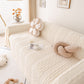 Modern 3D Water Ripple Sofa Cover, Non-Shedding Cream Style Furniture Protector Throw