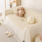Suave Cálido Frazada de Franela para Sofá con Volantes Franceses, Hermosas Coberturas de Muebles para Sofás