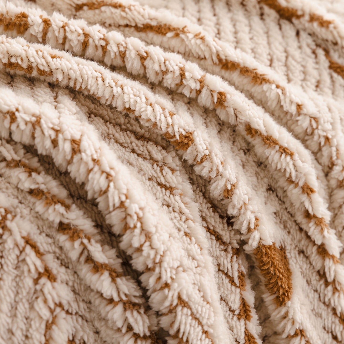 Thick Plush Sofa Cover Throw for Couch, 3D Textured Herringbone Washable Slipcover