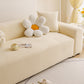 Elastic Stretch Sofa Cover Slipcover, Concentric Circle Jacquard Plush Couch Cover