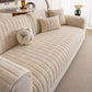 Plush Sofa Protector, Soft Couch Cover with Silicone Non-Slip Backing for Pets & Kids