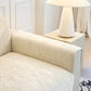 Plush Quilted Padded Sofa Cover, Non-Slip Seashell Couch Protector for Pets & Kids