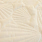 Plush Quilted Padded Sofa Cover, Non-Slip Seashell Couch Protector for Pets & Kids